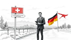 So versichern sich Grenzgänger zwischen Schweiz und Deutschland