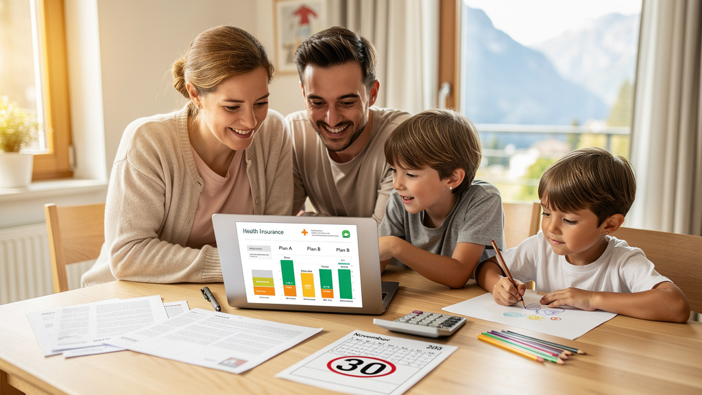 Wie funktioniert der Krankenkassenwechsel für Familien?