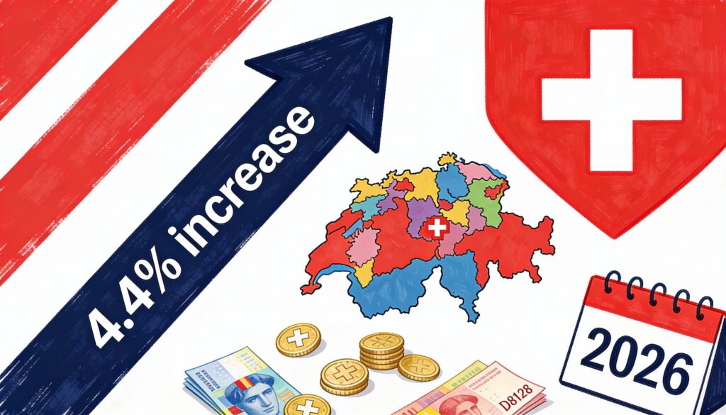 Krankenkassenprämien 2026: Alle Kantone im Vergleich