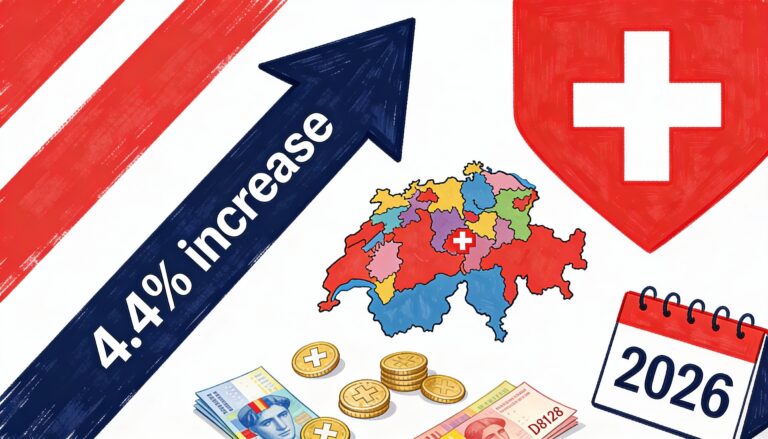 Krankenkassenprämien 2026: Alle Kantone im Vergleich
