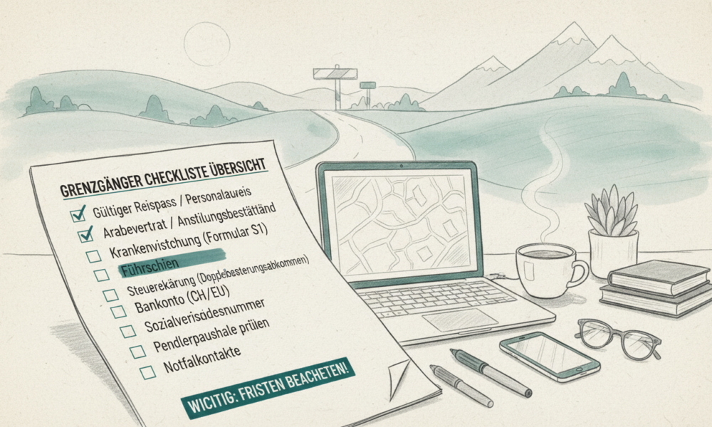 grenzgänger checkliste